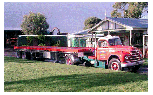 Example of the Diamond T 531 I drove. This one and the Trailer are restored and in our collection.